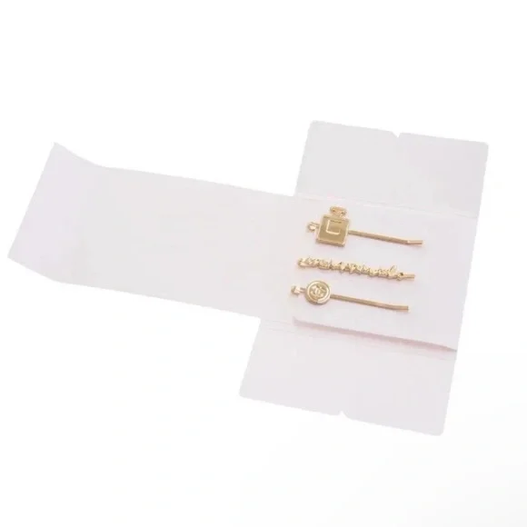 CHANEL COCO Hairpin / Hair Accessory Coco Mademoiselle Limited Edition Gold NIP - Picture 7 of 12